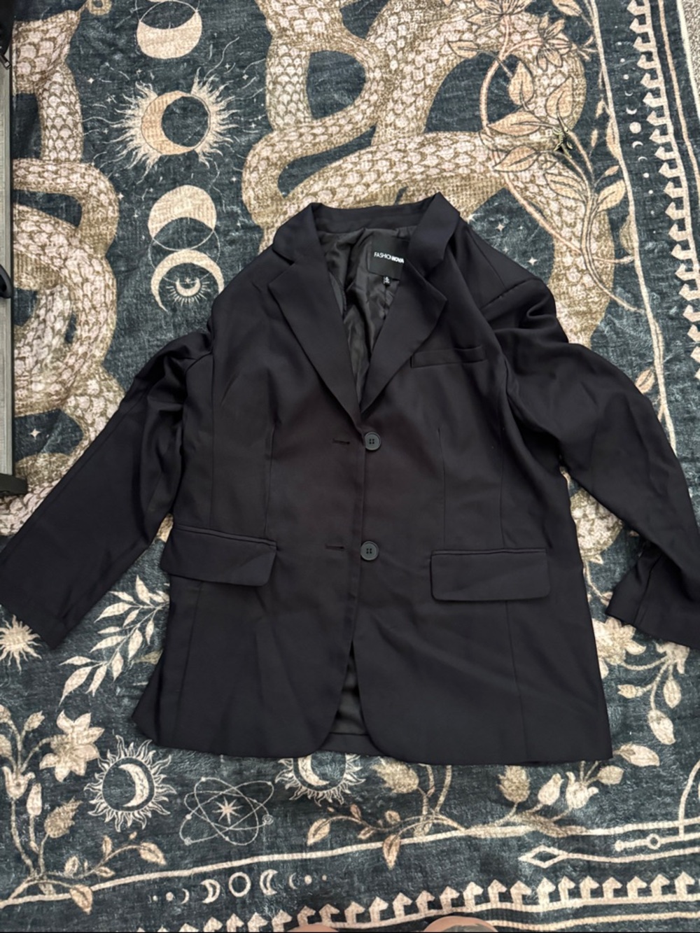 Fashion Nova Black Women's Single-Breasted Blazer
